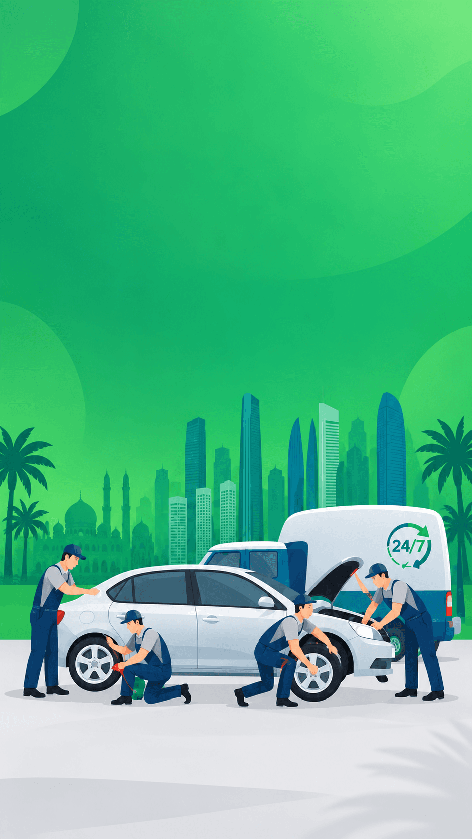 Profixes 24/7 Mobile Car Battery Replacement & Auto Repair AC Abu Dhabi